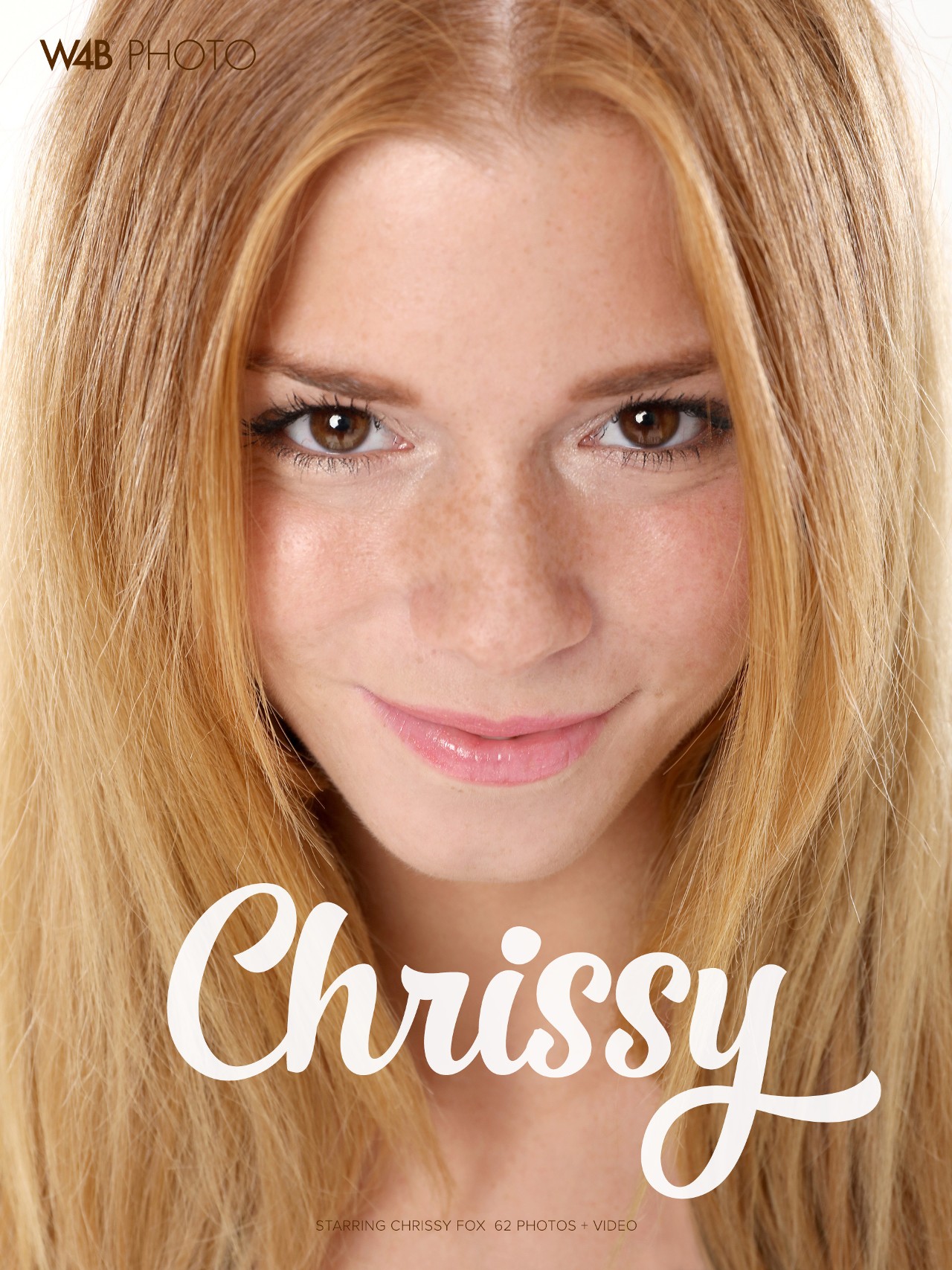 Watch4Beauty is happy to bring you a brand new beauty. Her name is Chrissy and we think she may have a lot of potential here! Her rare combination of deep brown eyes, ginger hair and freckles on her lovely face makes her just stunning!