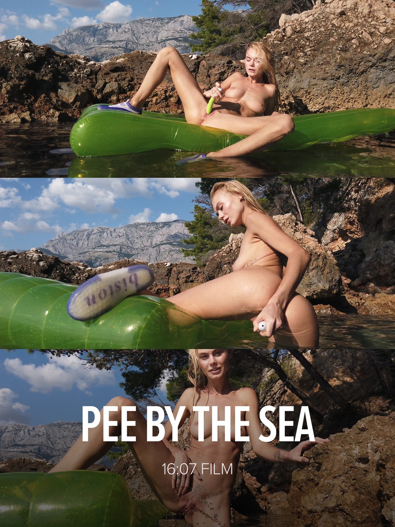 One of our fantastic films of lovely Nancy masturbating, and more importantly - peeing by the sea! She has agreed to pee exclusively for us, you won